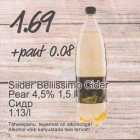 Allahindlus - Siider Bellissimo Cider Pear 