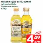 Allahindlus - Oliivõli Filippo Berio, 500 ml

