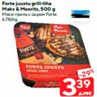 Магазин:Maxima,Скидка:Мясо-гриль с сыром Forte