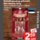 Sinihallitusjuustuga grillvorstid
Nõo Lihavürst, 360 g
