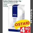 Allahindlus - Suhkur Optima Linija, 1 kg
Ühe toote tavahind 0.56
