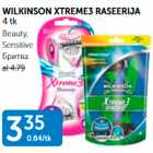 WILKINSON XTREME3 RASEERIJA 4 tk