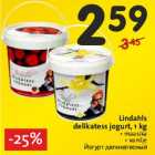 Allahindlus - Lindahls
delikatess jogurt, 