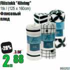Fliistekk "4living"