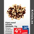Allahindlus - Küpsis seened tumedas šokolaadis, 1 kg