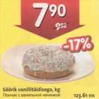 Магазин:Hüper Rimi, Rimi,Скидка:Пончик с ванильной начинкой