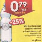 Магазин:Hüper Rimi, Rimi,Скидка:Газированная минеральная вода