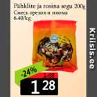 Смесь орехов и изюма