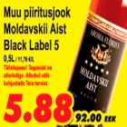 Allahindlus - Muu piiritusjook Moldavskii Aist Black Label 5