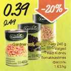 Allahindlus - Gardner oad, 400 g/neto 240 g