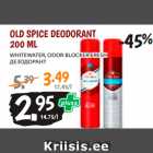 Allahindlus - OLD SPICE DEODORANT
200 ML