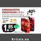 Allahindlus - KARBONISEERITUD
KARASTUSJOOK 2 X 2 L