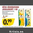 HÜVA VÄHERASVANE
JOOGIJOGURT 1 KG