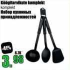 Köögitarvikute komplekt