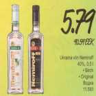 Alkohol - Ukraina viin Nemiroff