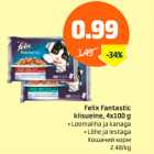 Felix Fantastic kiisueine, 4 x 100 g