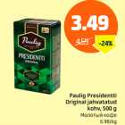 Allahindlus - Paulig Presidentti Original jahutatud kohv, 500 g