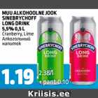 Allahindlus - MUU ALKOHOOLNE JOOK SINEBRYCHOFF LONG DRINK 