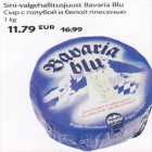 Sini-valgehallitusjuust Bavaria Blu 1 kg