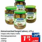 Allahindlus - Konserveeritud kurgid Salvest, 675 g
