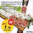 Hispaania vinnutatud vorst hallitusega Elpozo