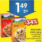 Allahindlus - Rimi krõbe müsli, 375 g •maasikatega •pähklitega