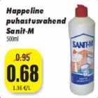 Allahindlus - Happeline
puhastusvahend
Sanit M -
500ml