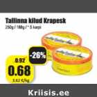 Магазин:Grossi,Скидка:Таллиннская килька
Krapesk
250 г / 188 г /* 5 коробок
