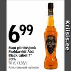 Muu piiritusjook
Moldavskii Aist
Black Label 7*
30%
50 c