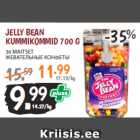 Allahindlus - JELLY BEAN 
KUMMIKOMMID 700 G