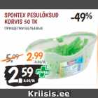 SPONTEX PESULÕKSUD 
KORVIS 50 TK 