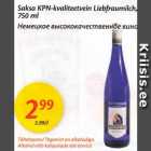 Saksa KPN-kvaliteetvein Liebfraumilch, 750 ml