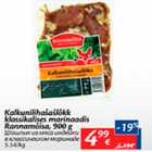 Kalkunilihašašlõkk klassikalises marinaadis rannamõisa, 900 g