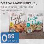 Allahindlus - EAT REAL LÄÄTSEKRÕPS 40 G