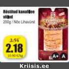 Röstitud kanafilee viilud