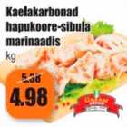 Kaelakarbonaad hapukoore-sibula marinaadis kg