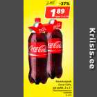 Allahindlus - Karastusjook
Coca-Cola,
zip-pakk, 2 x 2 l

