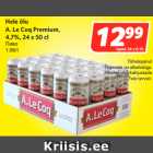 Allahindlus - Hele õlu
A. Le Coq Premium,
4,7%, 24 x 50 cl
