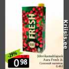 Jõhvikamahlajook
Aura Fresh 2L
