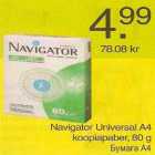 Allahindlus - Navigator Universal A4 koopiapaber