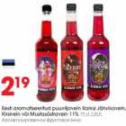 Allahindlus - Eesti aromatiseeritud puuviljavein Karksi Jõhvikavein, Kirsivein või Mustasõbravein 