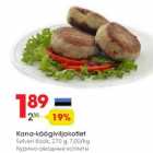 Магазин:Selver,Скидка:Курино-овощные котлеты