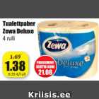 Магазин:Grossi,Скидка:Туалетная бумага
Zewa Deluxe
4 рулона