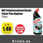 Allahindlus - WC Puhastusvahend Harpic
Power Plus Hygiene
750ml
