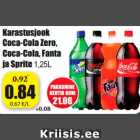 Allahindlus - Karastusjook
Coca-Cola Zero,
Coca-Cola, Fanta
ja Sprite 1,25L