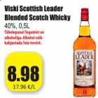 Allahindlus - Viski Scottish Leader
Blended Scotch Whicky
