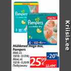 Allahindlus - Mähkmed Mega Box, Pampers