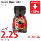 Allahindlus - Nescafe Classic kohv