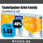 Allahindlus - Tualettpaber Grite Family