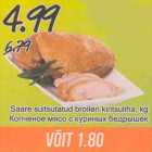 Магазин:Säästumarket,Скидка:Копчёное мясо с куриных бёдрышек